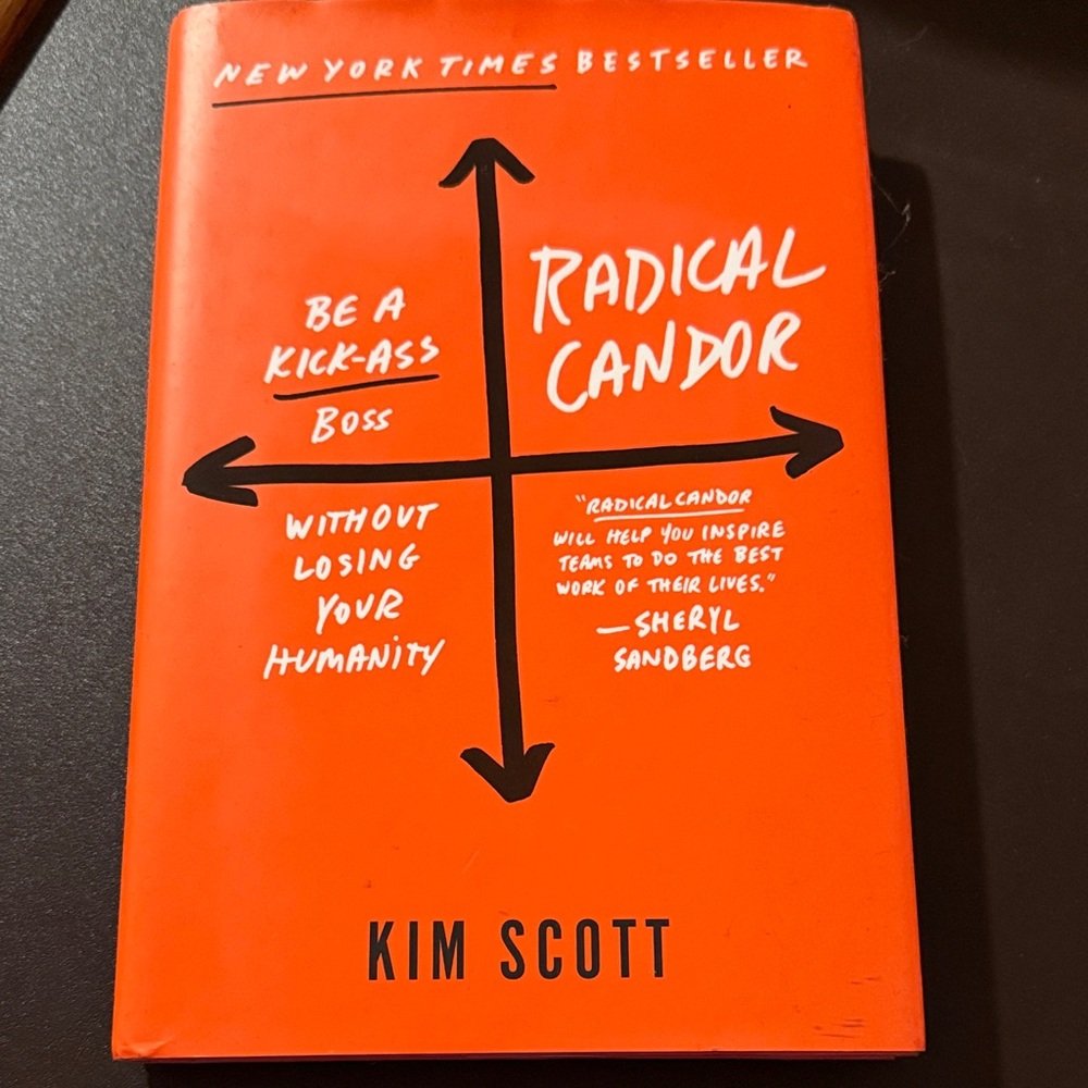 Radical Candor Book by Kim Scott